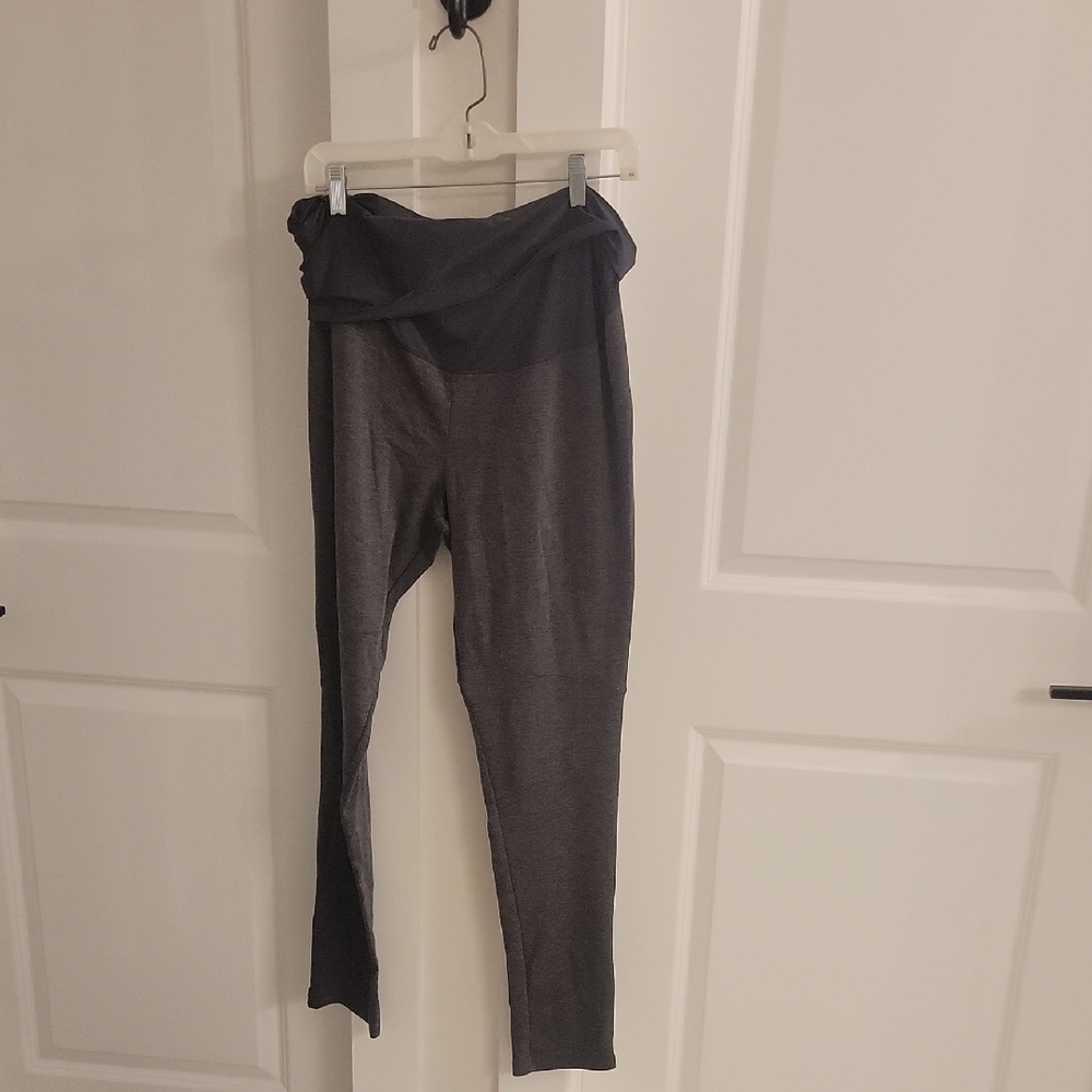 Liz Lange Charcoal Leggings - Maternity